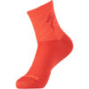SOFT AIR MID LOGO SOCK FLORED/RKTRED STRIPE S