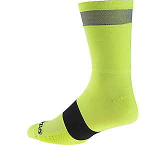 REFLECT TALL SOCK WMN NEON YEL XS/S