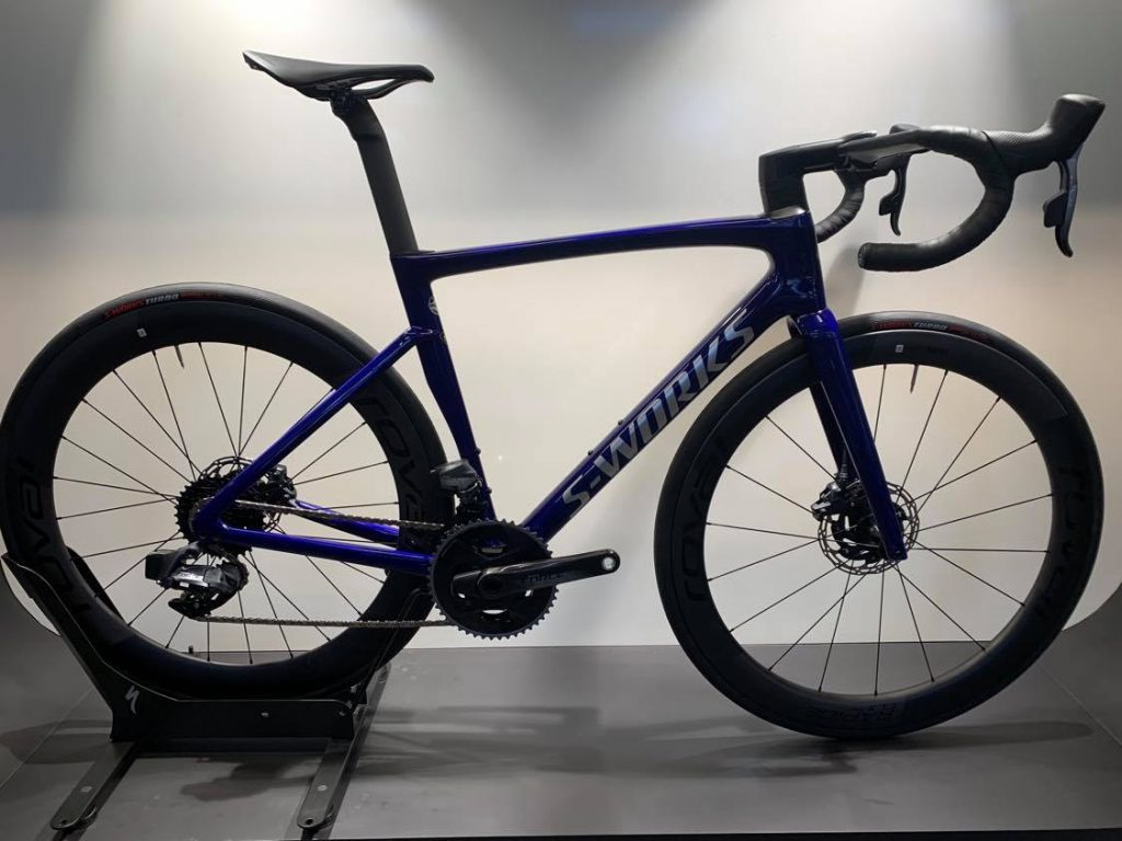 S-Works Tarmac SL7 Blue Tint Spectrafliar