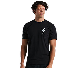 S-LOGO TEE SS MEN BLK S