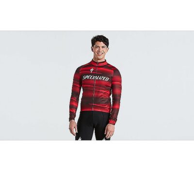 TEAM SL EXPERT SOFTSHELL JERSEY LS MEN BLK/RED XS