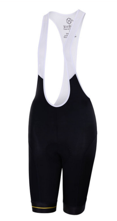 8ight And Counting High End Comfort Bib Short Blk/Gold