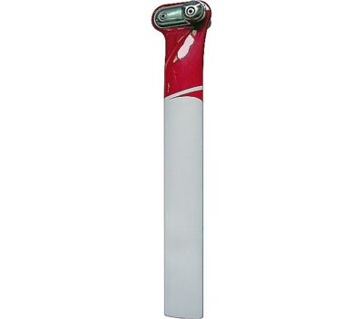 STP TRANSITION PRO STRAIGHT SEATPOST 450MM WHT/RED