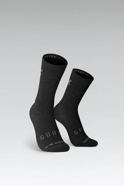 Gobik Winter Merino Sock Coal Unisex