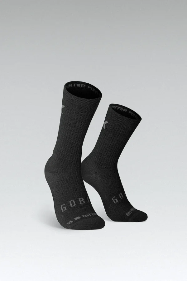 Gobik Winter Merino Sock Coal Unisex