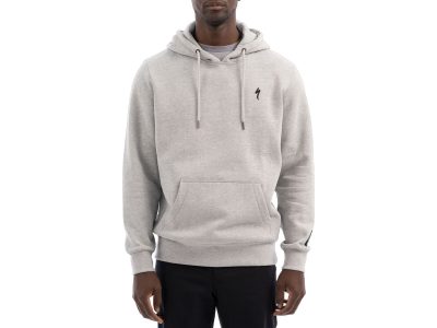 Specialized S Logo Pull-Over Hoodie Heather Grey