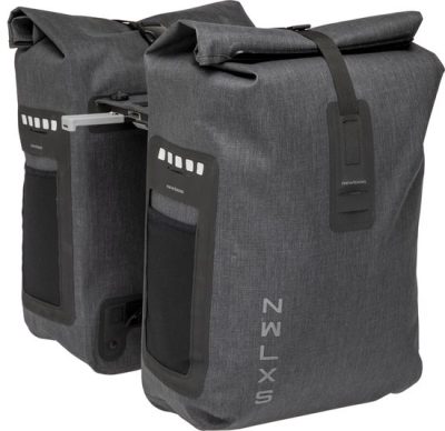 New Looxs Dubbele Fietstas Varo MIK 40 Liter Grey